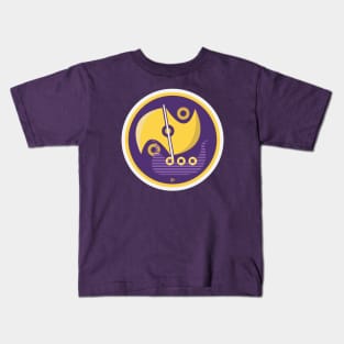 Viking Boat Kids T-Shirt